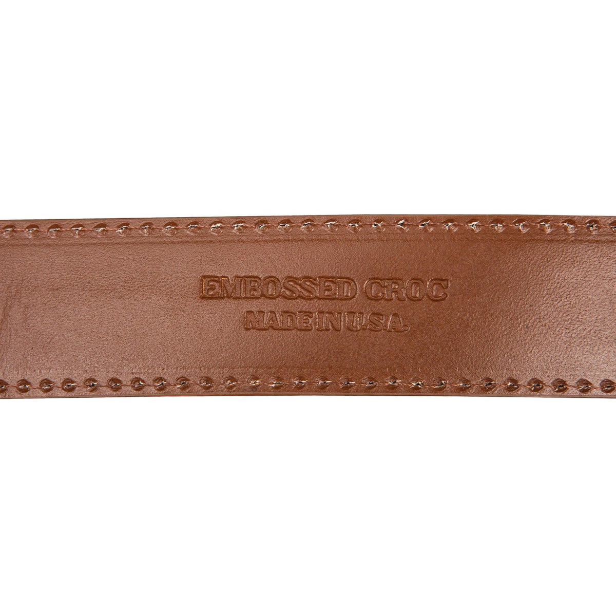 Onward Reserve 1 3/8" Two-Toned Embossed Crocodile Belt - Marine