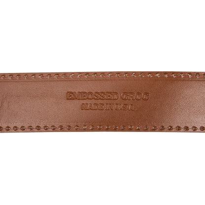 Onward Reserve 1 3/8" Two-Toned Embossed Crocodile Belt - Marine