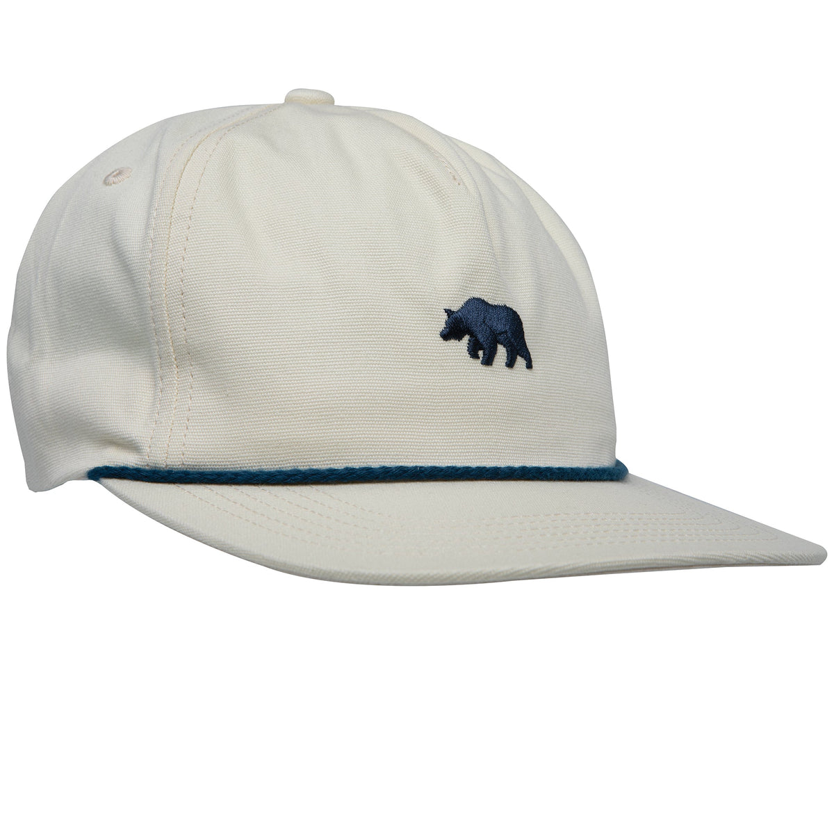 Onward Reserve Bear Logo Oxford Rope Hat - White