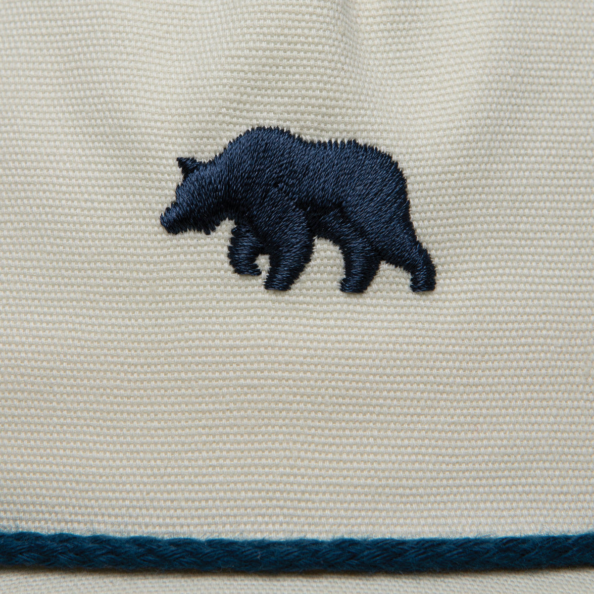 Onward Reserve Bear Logo Oxford Rope Hat - White