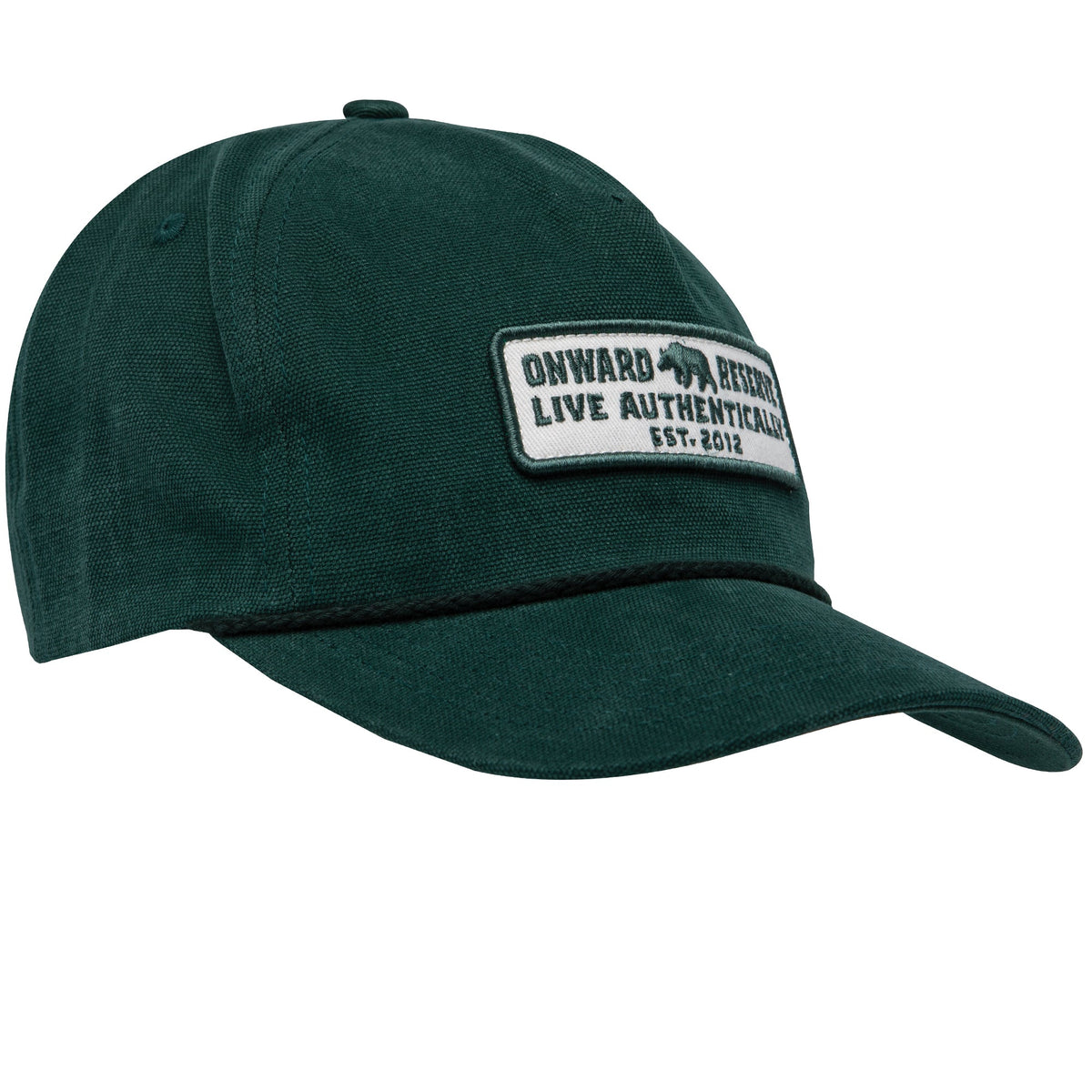 Onward Reserve Live Authentically Oxford Rope Hat - Duck Green
