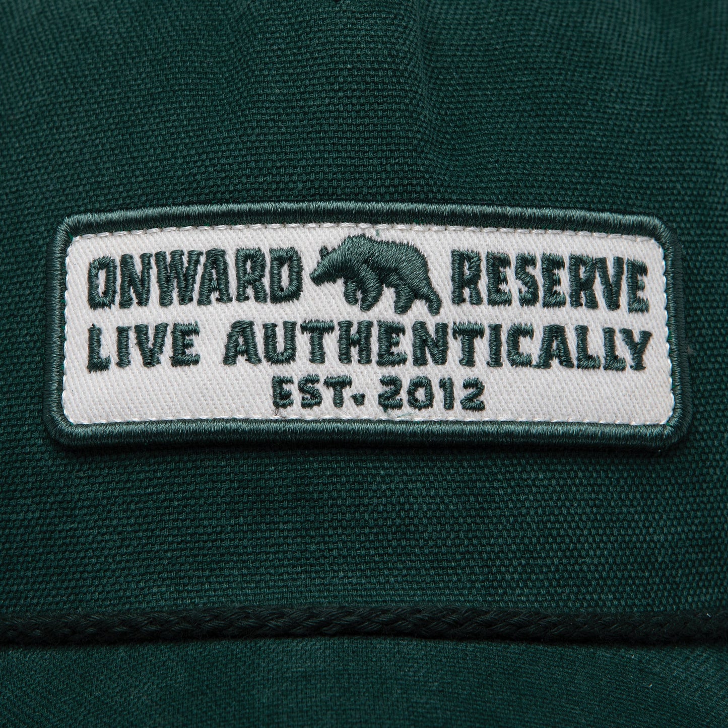 Onward Reserve Live Authentically Oxford Rope Hat - Duck Green