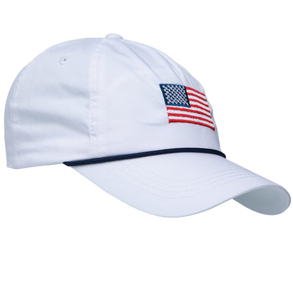 Onward Reserve American Flag Rope Hat - White Hat / Navy Rope