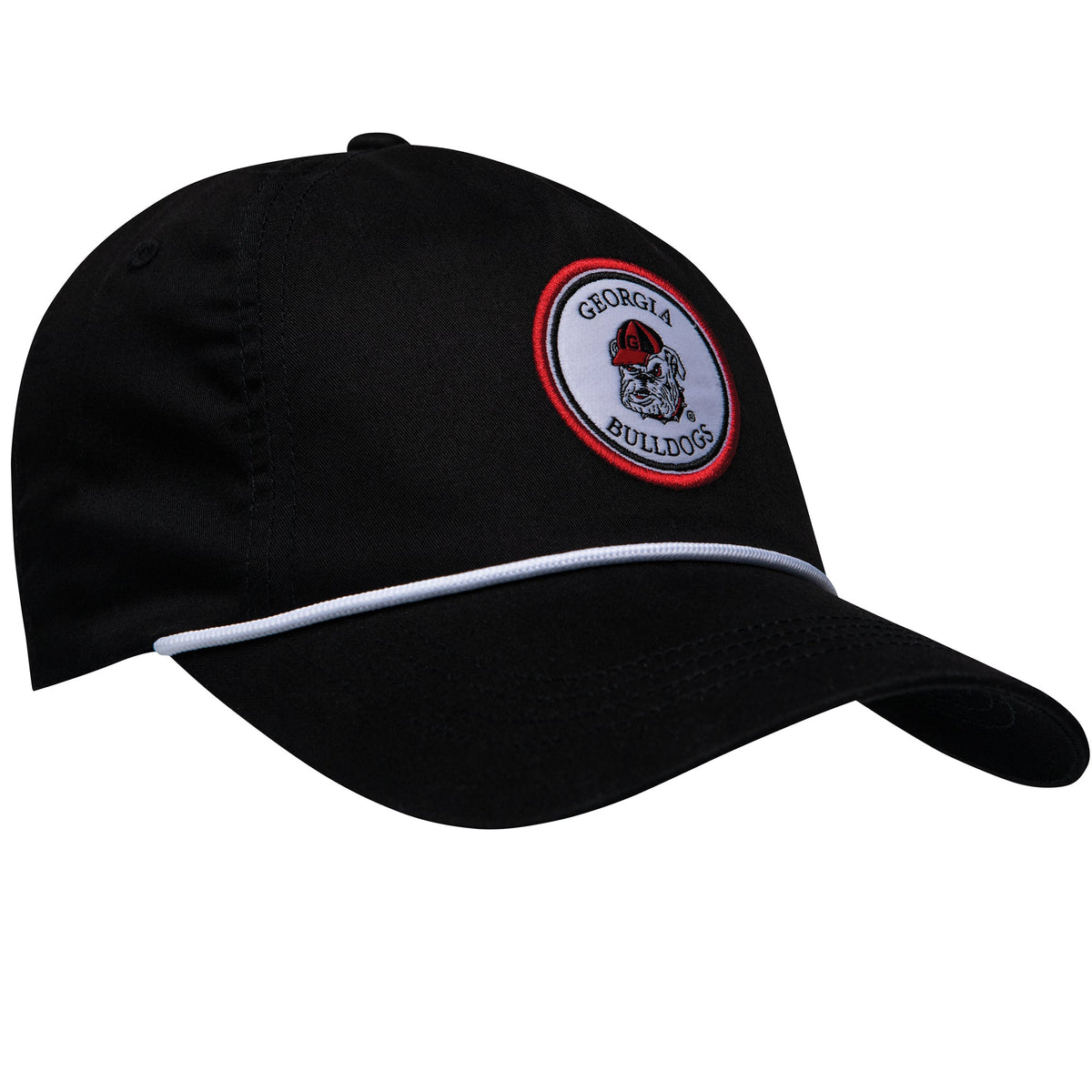 Onward Reserve UGA Vintage Bulldog Head Patch Rope Hat