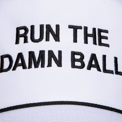 Onward Reserve Run The Damn Ball Rope Hat - Black/White