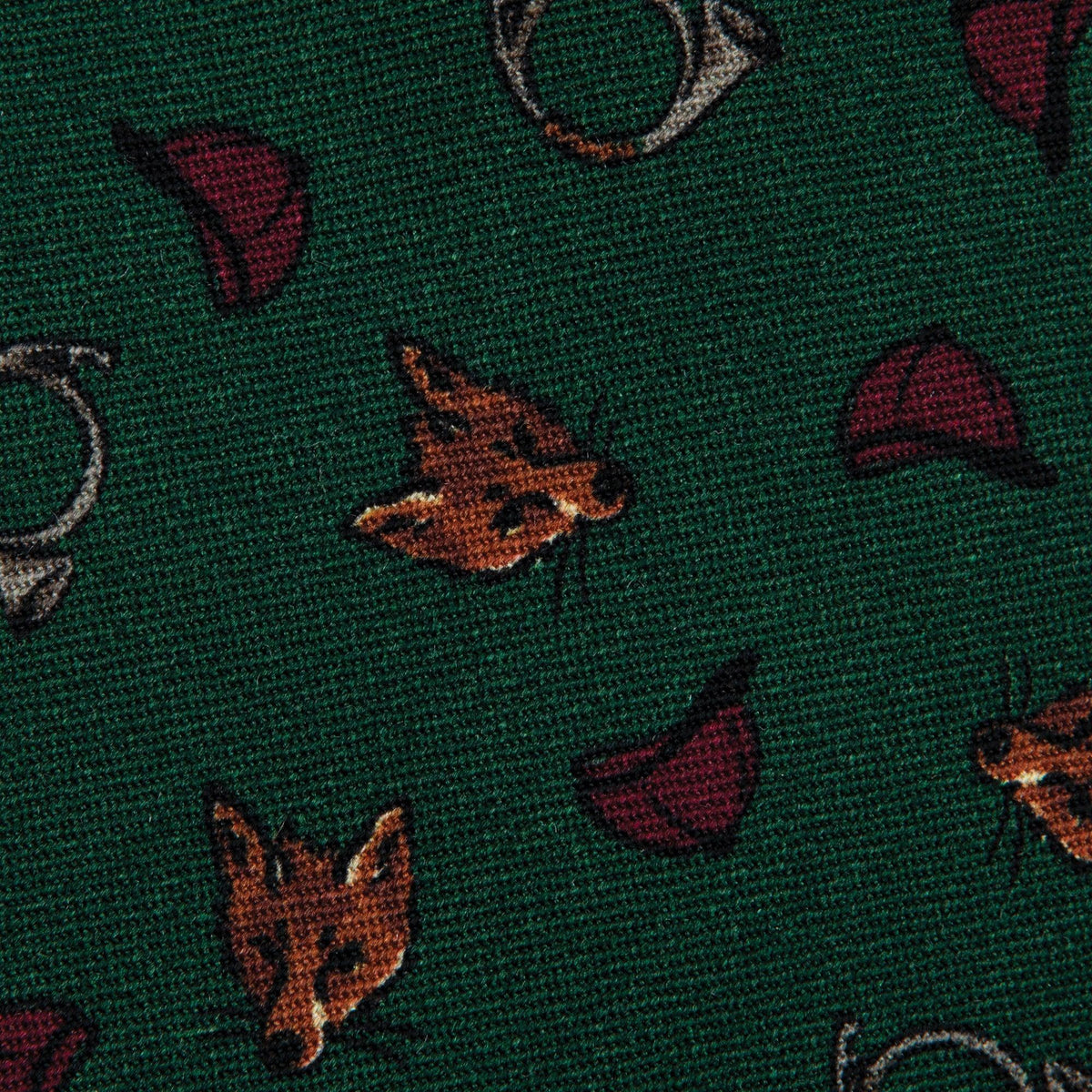Onward Reserve Fox Hunt Printed Wool Tie