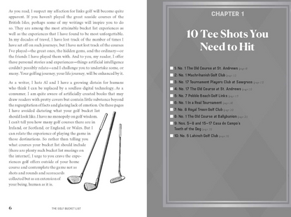 Onward Reserve Golf Bucket List by Jeffrey Thoreson