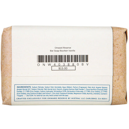 Onward Reserve Bourbon Vanilla Bar Soap