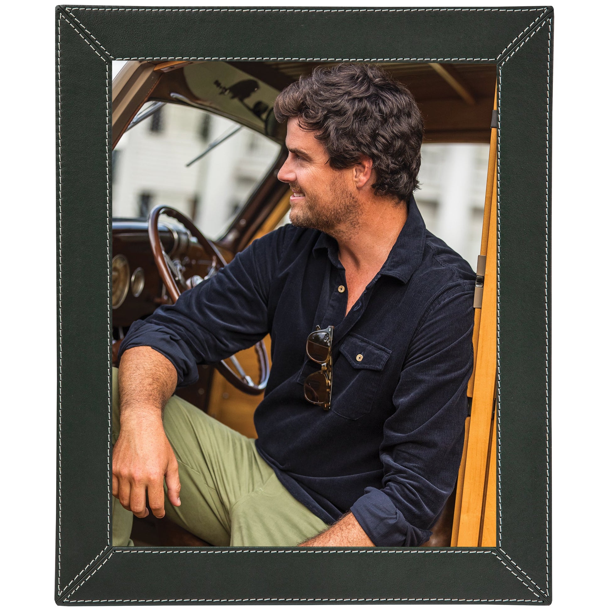 Onward Reserve 8x10 Leather Picture Frame - Fairway