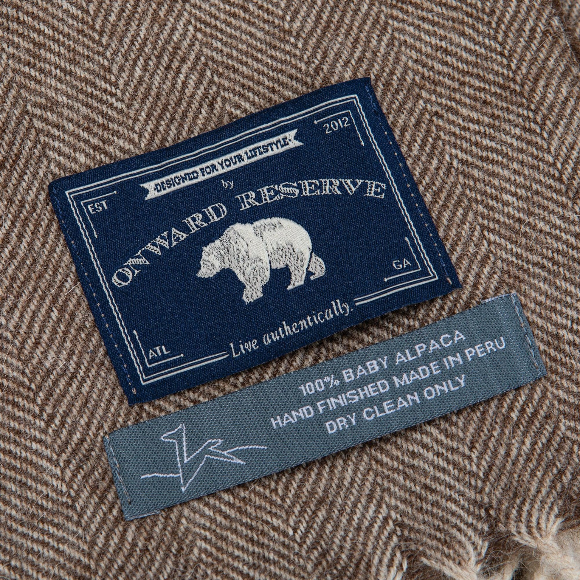 Onward Reserve Reserve Alpaca Throw Blanket