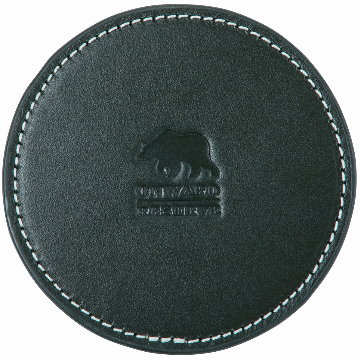 Onward Reserve Leather Coaster Set - Fairway