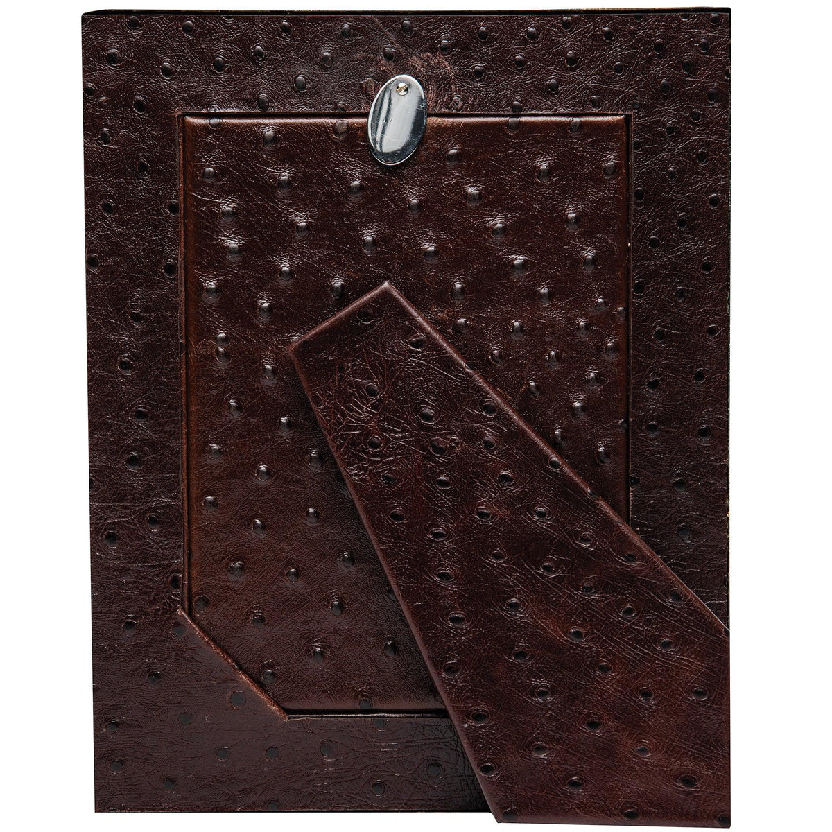 Onward Reserve Leather Ostrich Frame with Nickel Plated Rim - 5x7