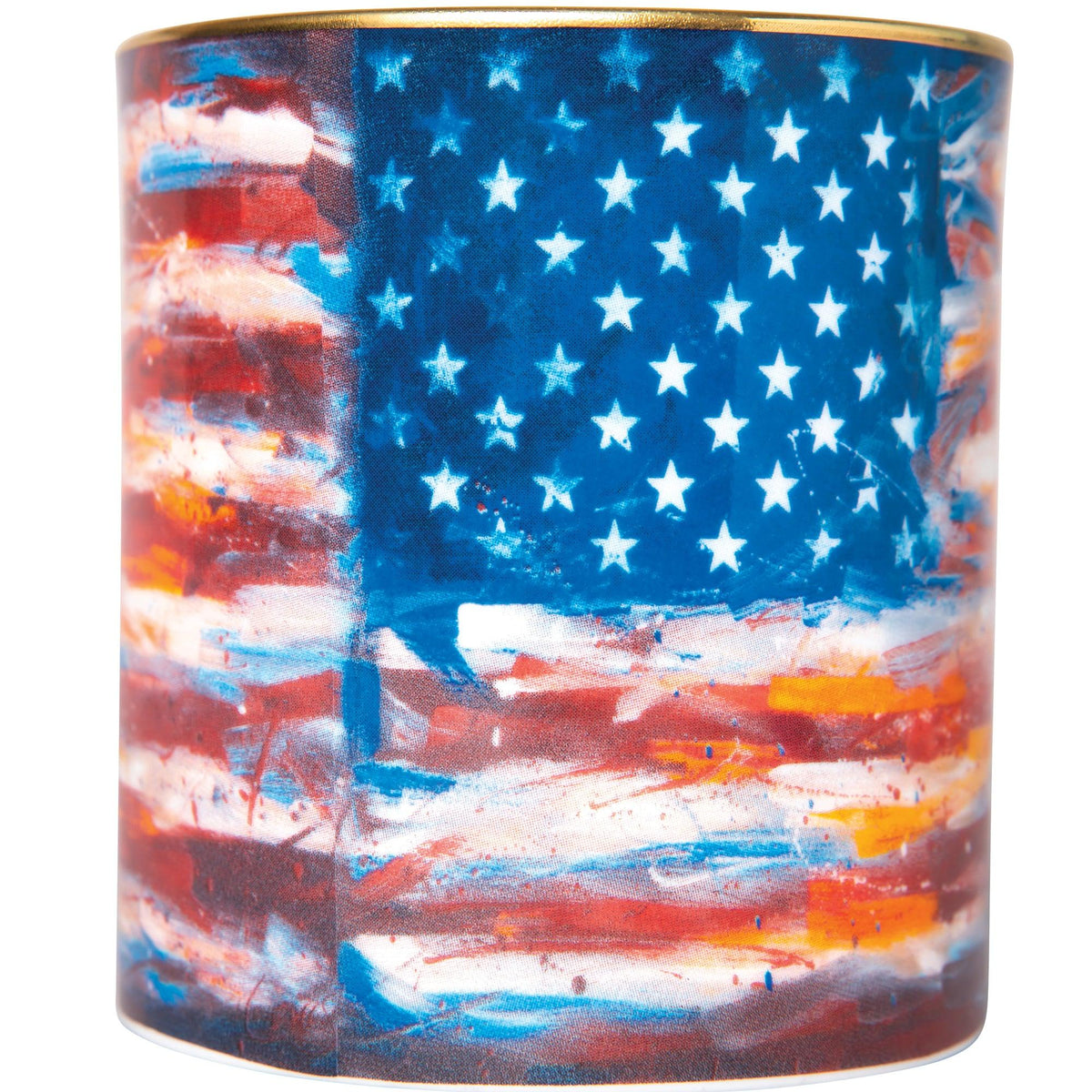 Onward Reserve American Flag Woodsmoke Lidded Candle