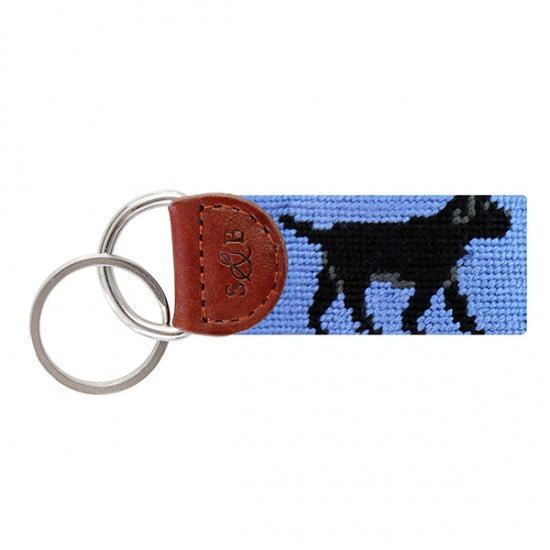 Onward Reserve Black Lab Needlepoint Key Fob