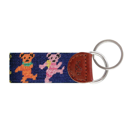 Onward Reserve Dancing Bears Key Fob - Classic Navy