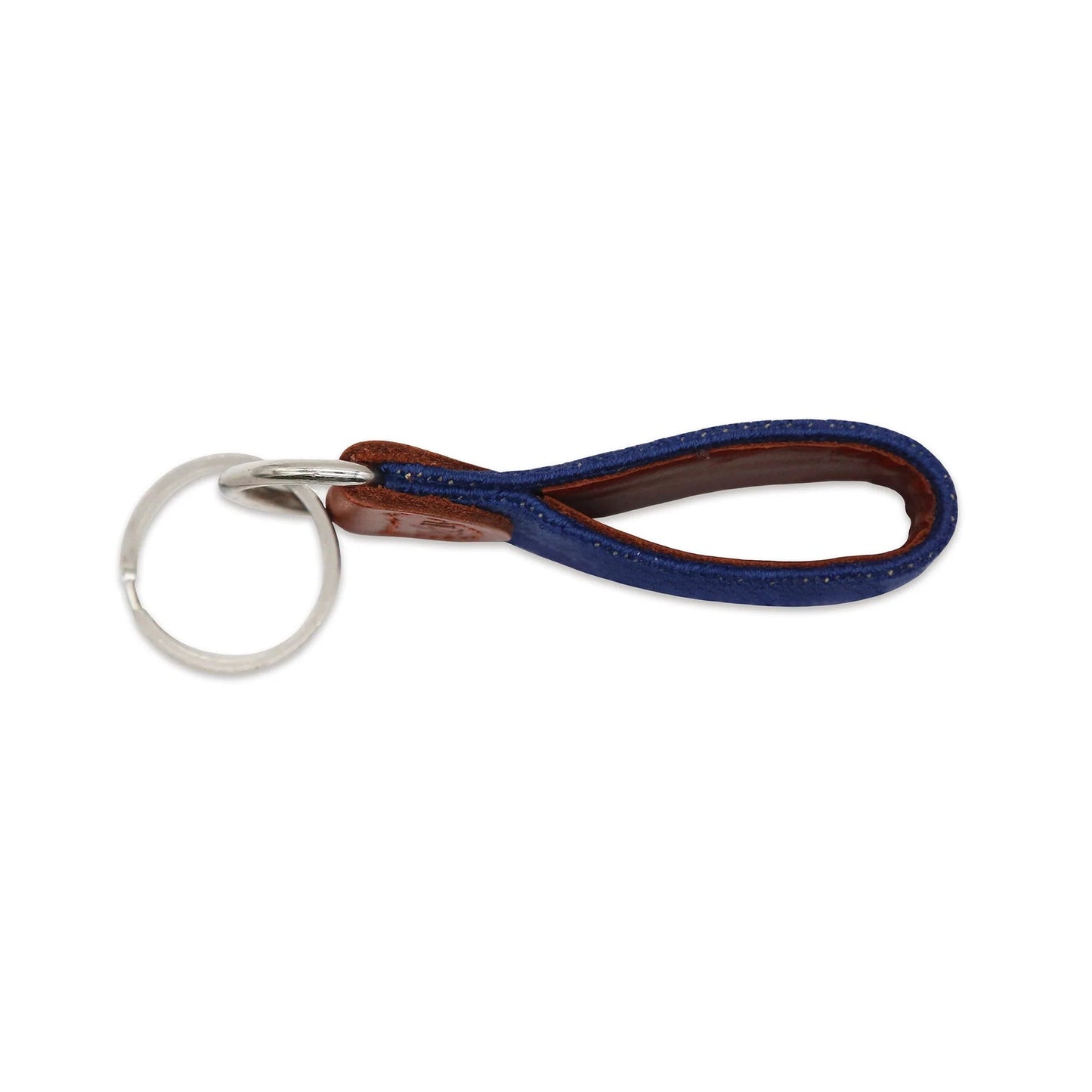 Onward Reserve Auburn Needlepoint Key Fob - Navy