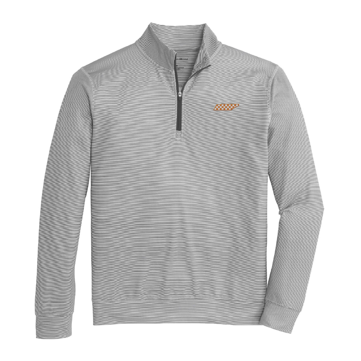 Onward Reserve Tennessee Checkerboard Hairline Stripe Printed Performance 1/4 Zip