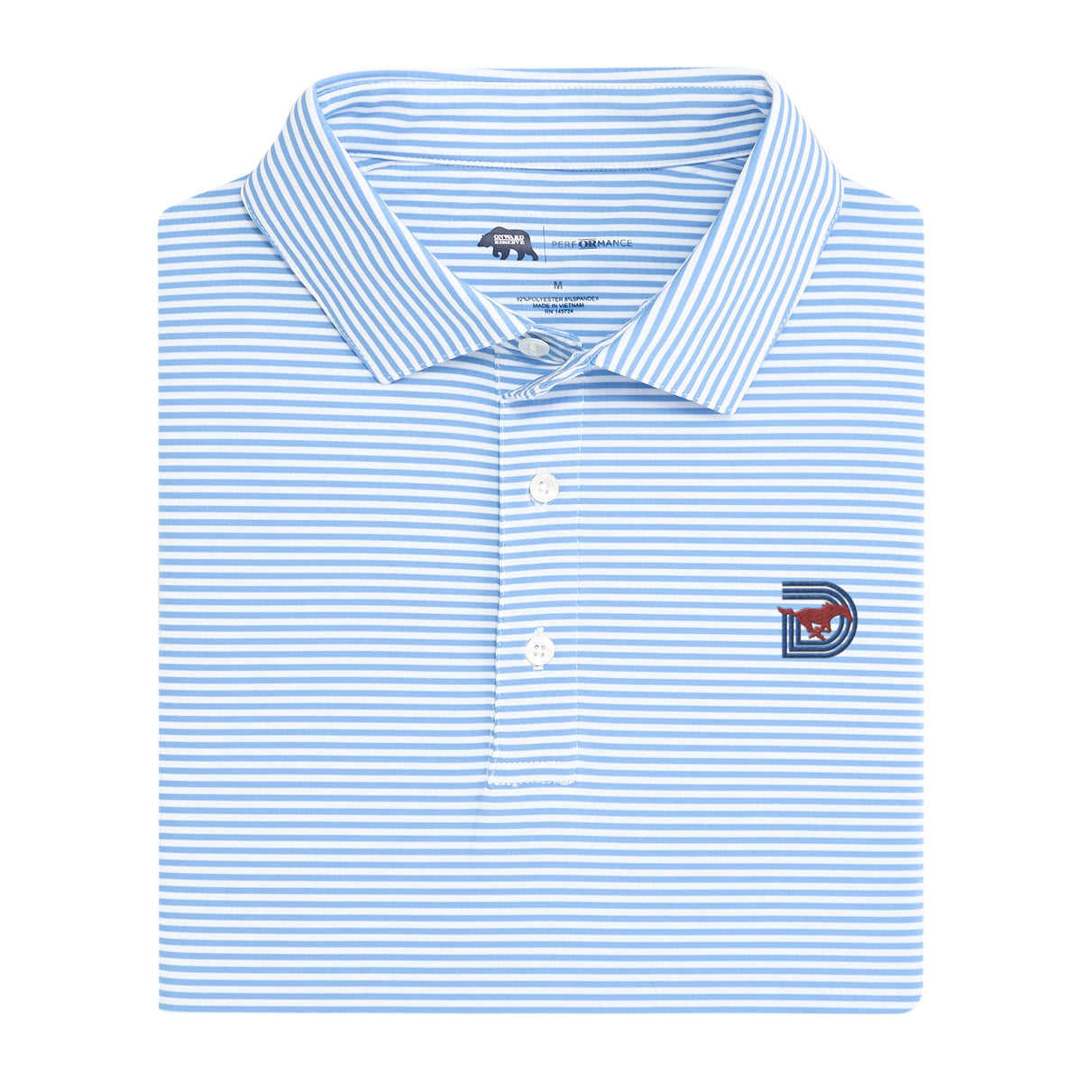 Onward Reserve SMU Triple D Echo Stripe Performance Polo