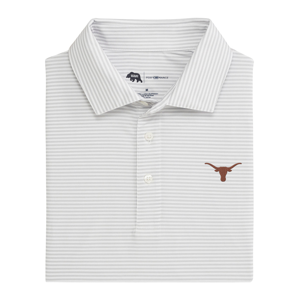 Onward Reserve Texas Longhorn Echo Stripe Performance Polo