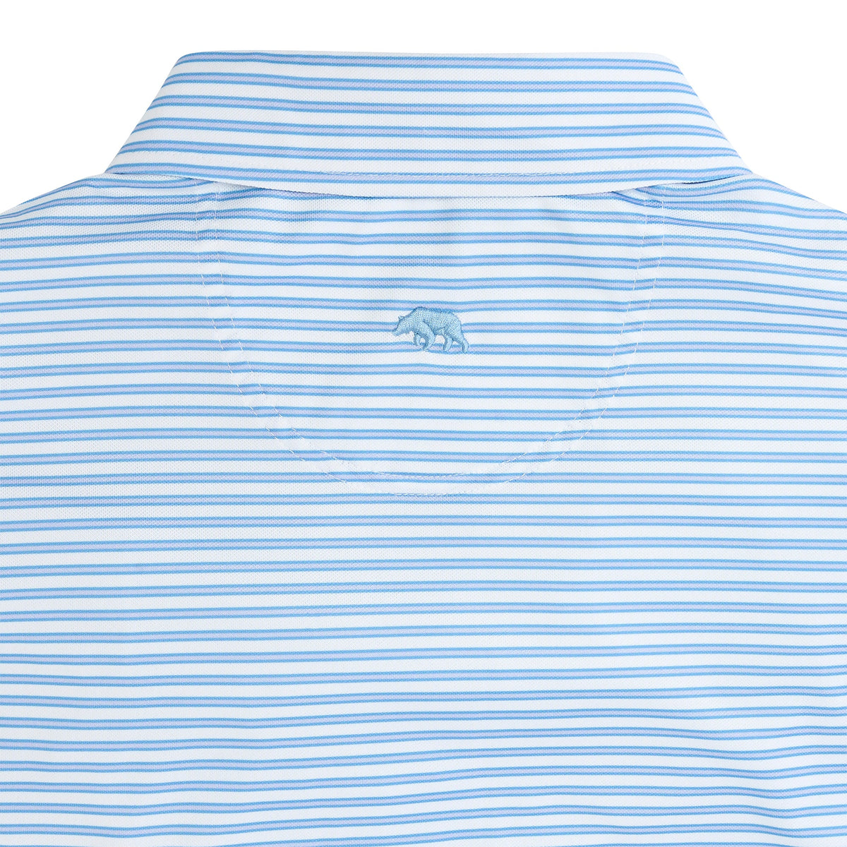 Onward Reserve Guide Stripe Performance Pique Polo - Iris