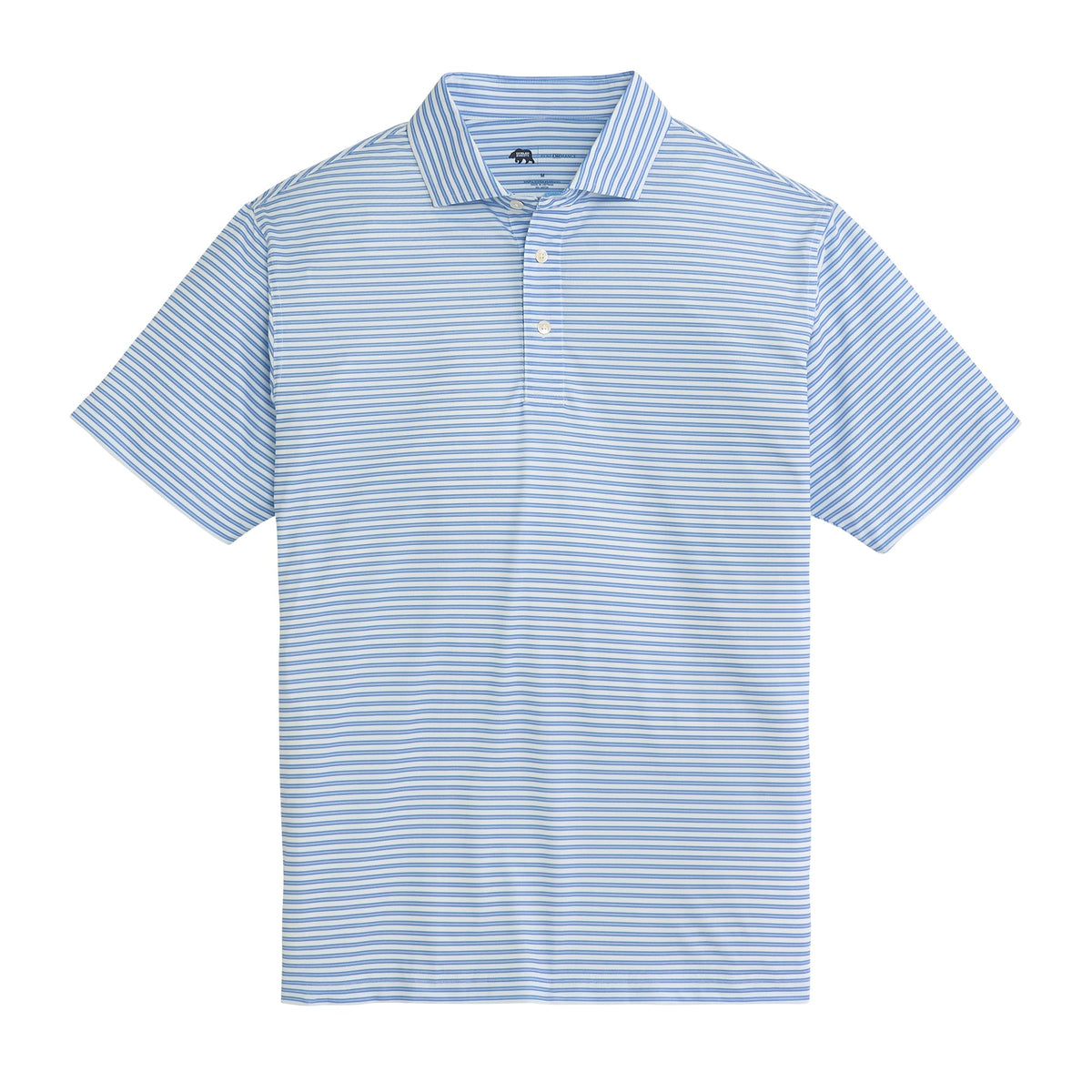 Onward Reserve Guide Stripe Performance Pique Polo - Iris