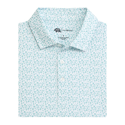 Onward Reserve Rita Printed Performance Polo - Aquifer