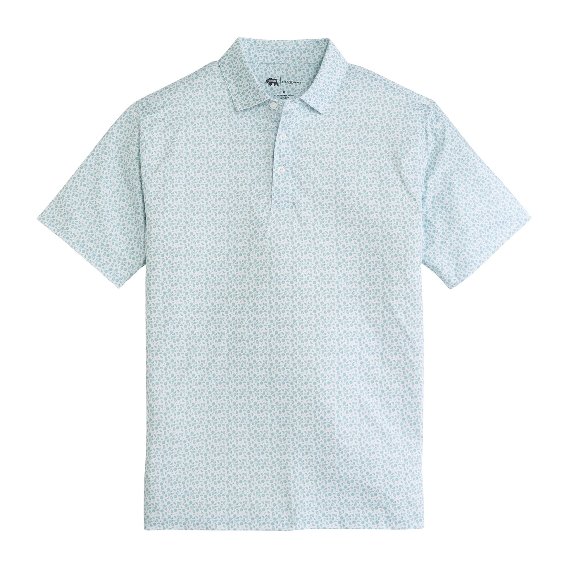 Onward Reserve Rita Printed Performance Polo - Aquifer