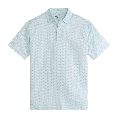 Onward Reserve Rita Printed Performance Polo - Aquifer