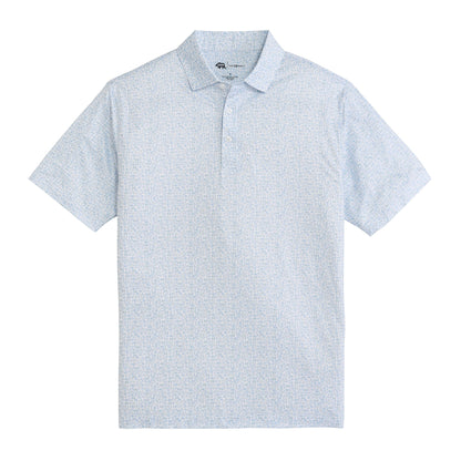 Onward Reserve Beachcomber Printed Performance Polo - Azurine