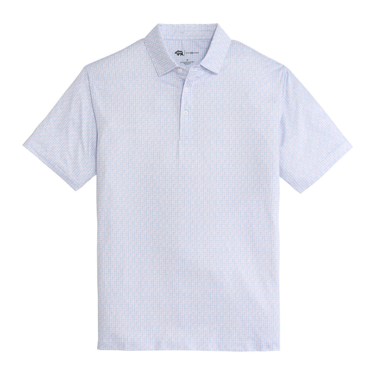 Onward Reserve Shelling Out Printed Performance Polo - Sea Pink