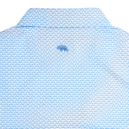 Onward Reserve Goldie Printed Performance Polo - Azurine