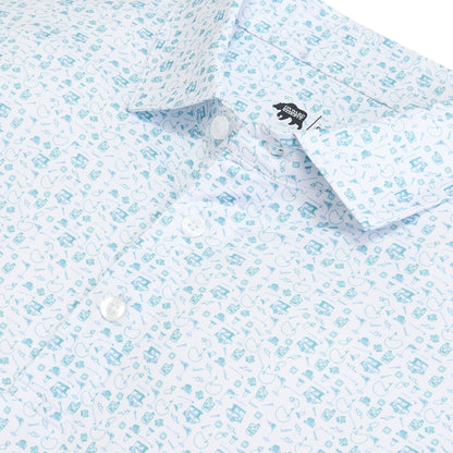 Onward Reserve 19th Hole Printed Performance Polo - Breeze
