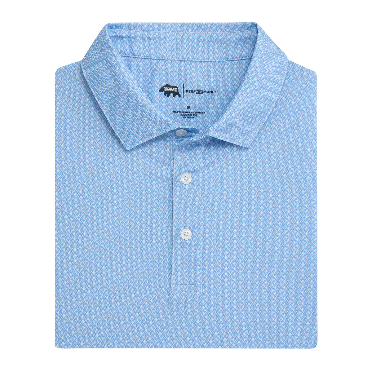 Onward Reserve Bonnie Printed Performance Polo - Iris