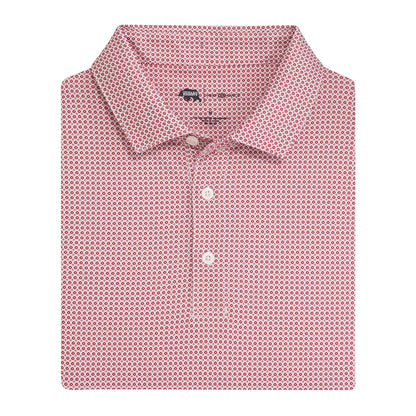 Onward Reserve League Printed Performance Polo - Crimson