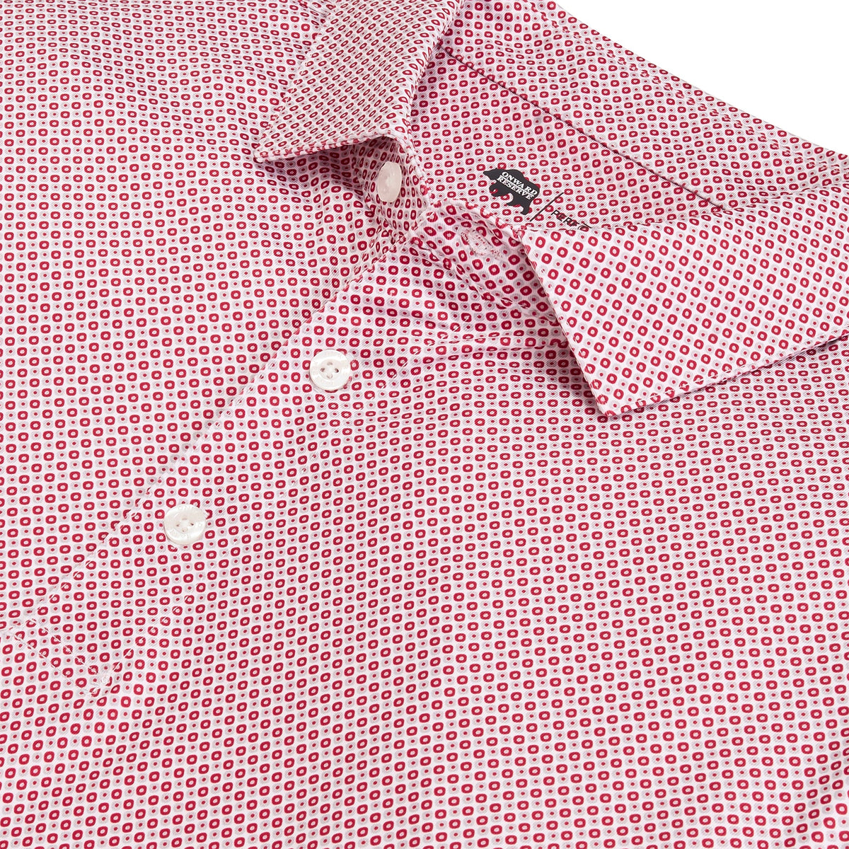 Onward Reserve League Printed Performance Polo - Crimson