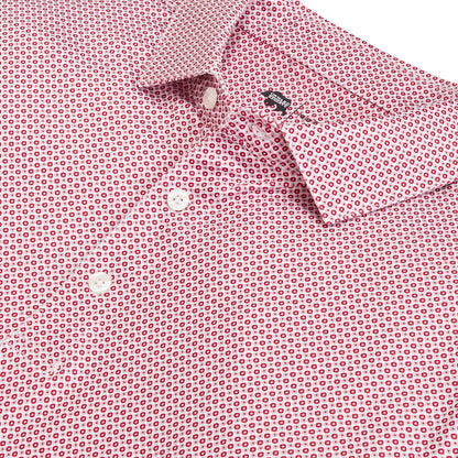 Onward Reserve League Printed Performance Polo - Crimson