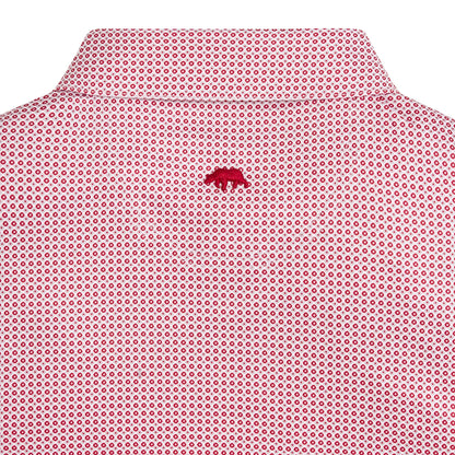 Onward Reserve League Printed Performance Polo - Crimson
