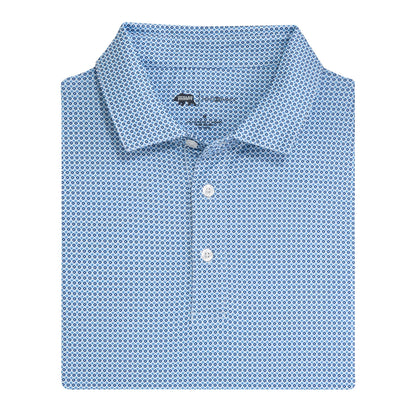 Onward Reserve League Printed Performance Polo - Sport Blue
