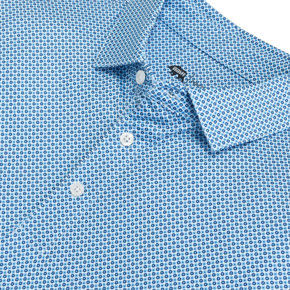Onward Reserve League Printed Performance Polo - Sport Blue