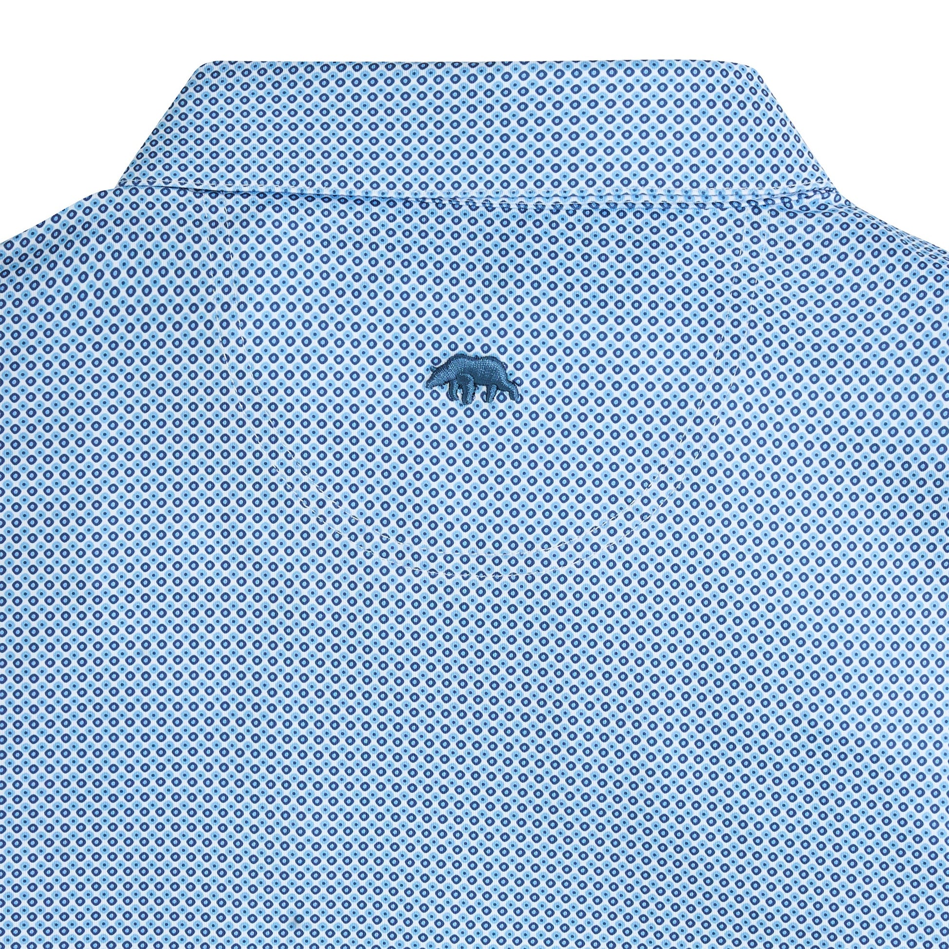 Onward Reserve League Printed Performance Polo - Sport Blue