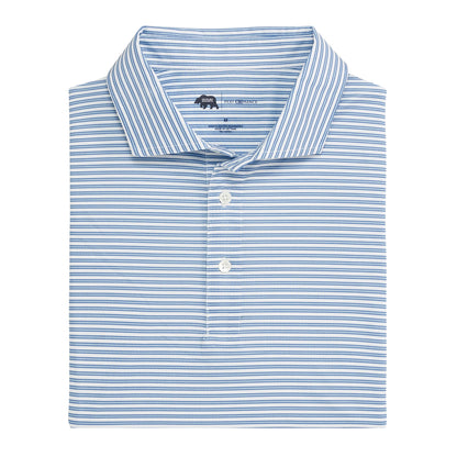 Onward Reserve Guide Stripe Performance Pique Polo - Endless Sky