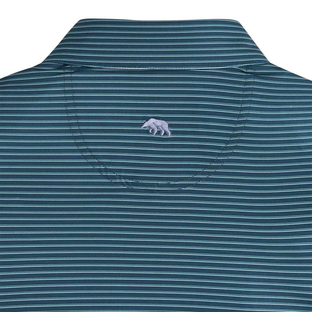 Onward Reserve Scout Stripe Performance Polo - Blue Wing Teal