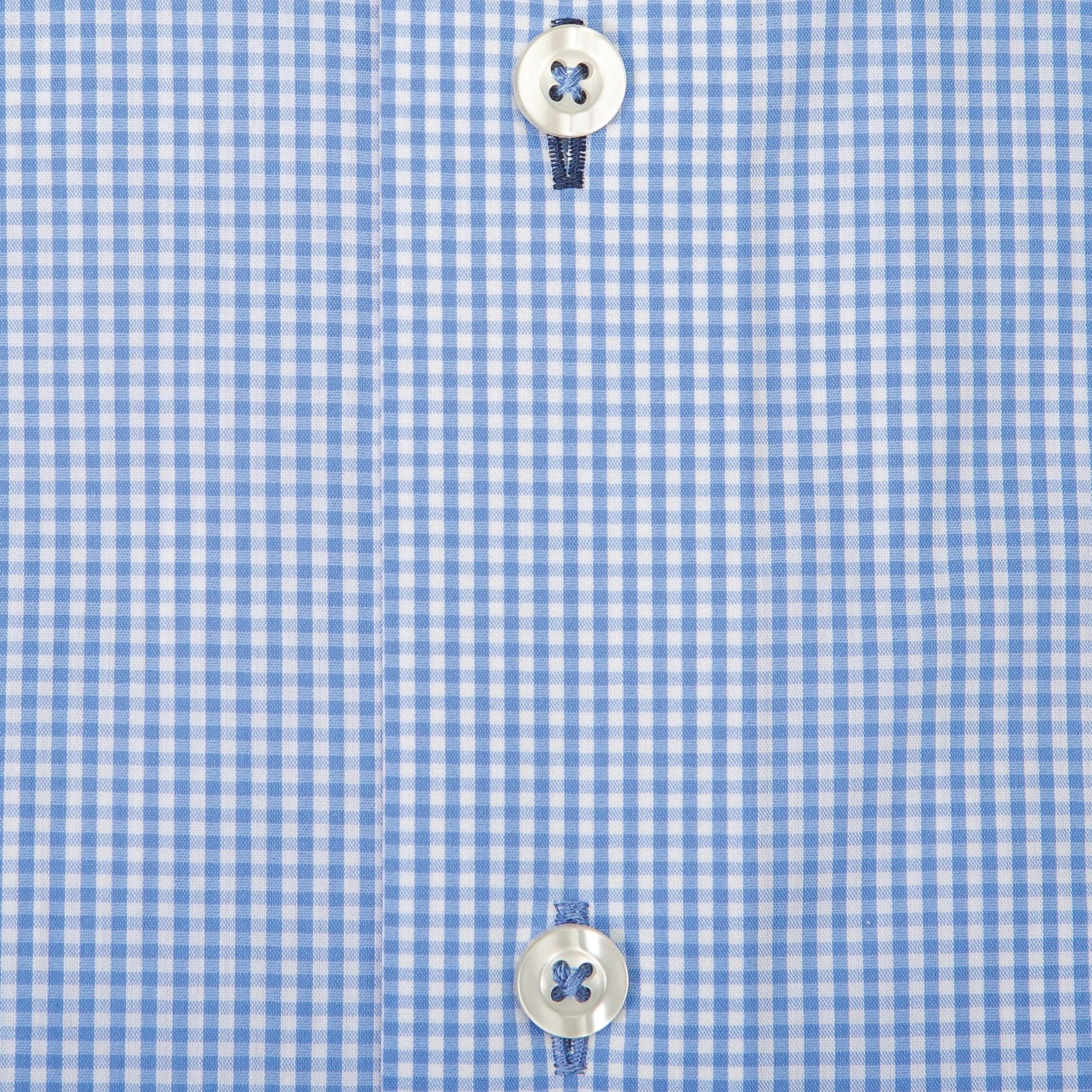 Onward Reserve Gingham Tailored Fit Spread Quad Button Down