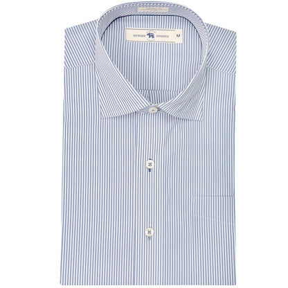 Onward Reserve True Navy/White Stripe Tailored Fit Spread Collar Shirt