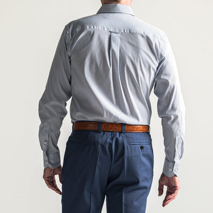 Onward Reserve True Navy/White Stripe Tailored Fit Spread Collar Shirt