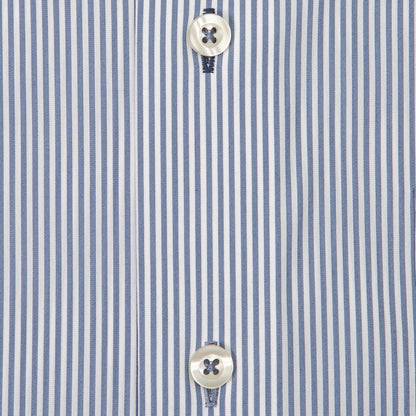 Onward Reserve True Navy/White Stripe Tailored Fit Spread Collar Shirt