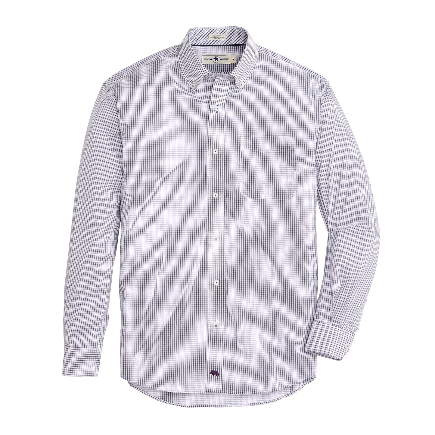 Onward Reserve Tattersall Classic Fit Quad Woven - Loganberry