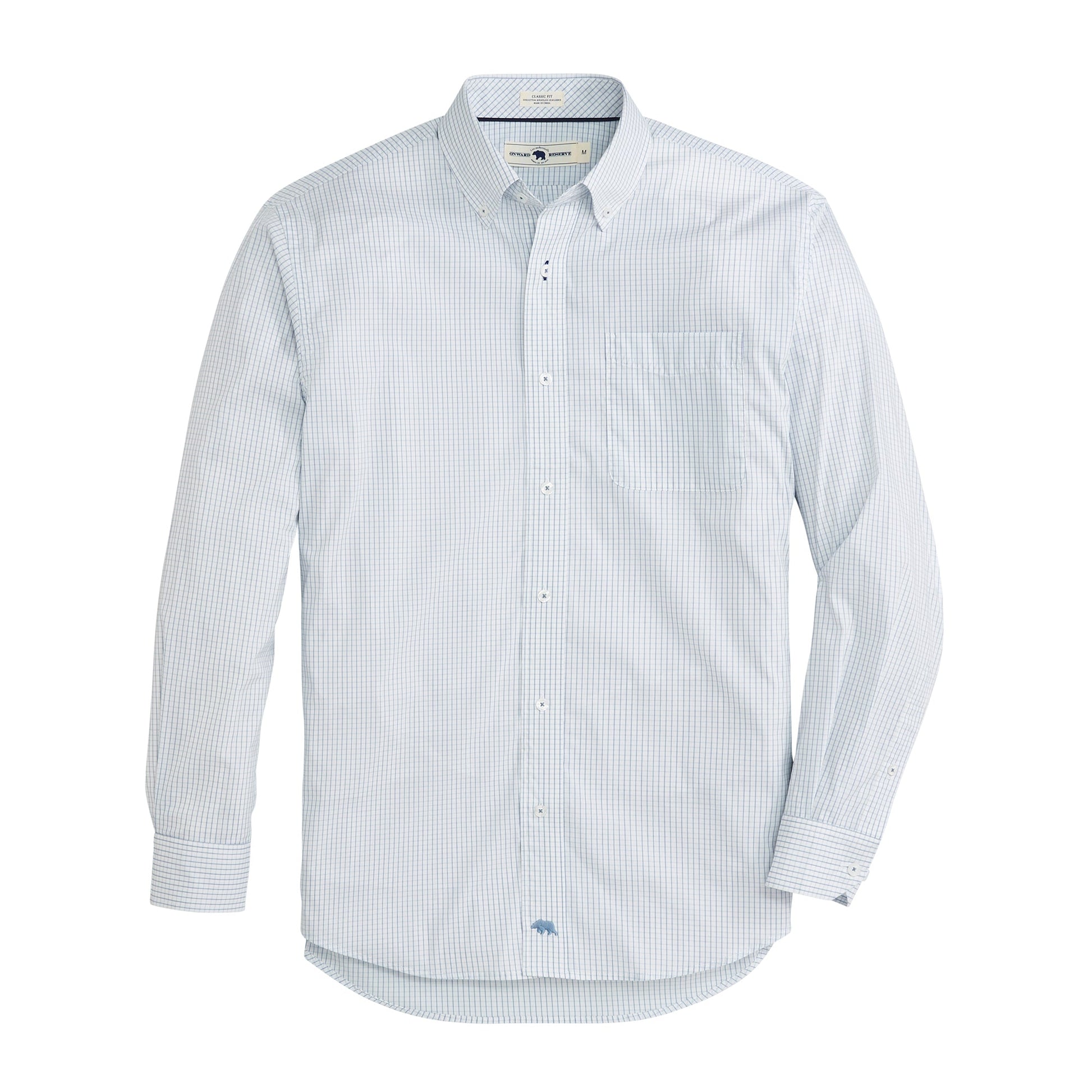 Onward Reserve Tattersall Classic Fit Quad Woven - Endless Sky