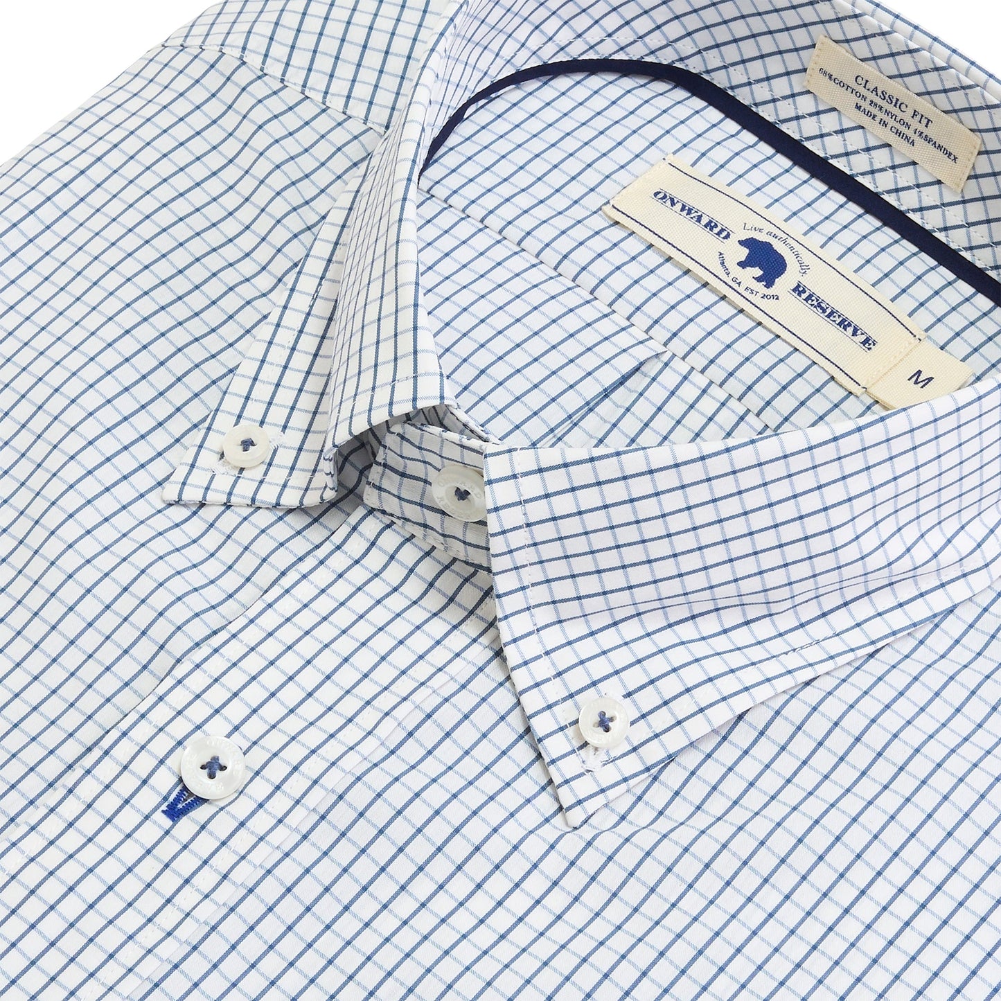 Onward Reserve Tattersall Classic Fit Quad Woven - Naval Academy