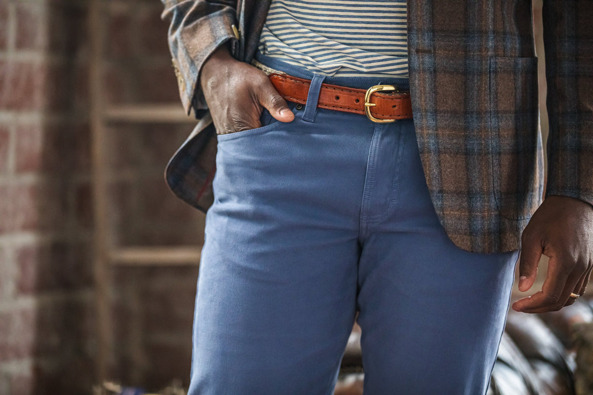 Onward Reserve Bedford Five Pocket Pant - Blue Indigo